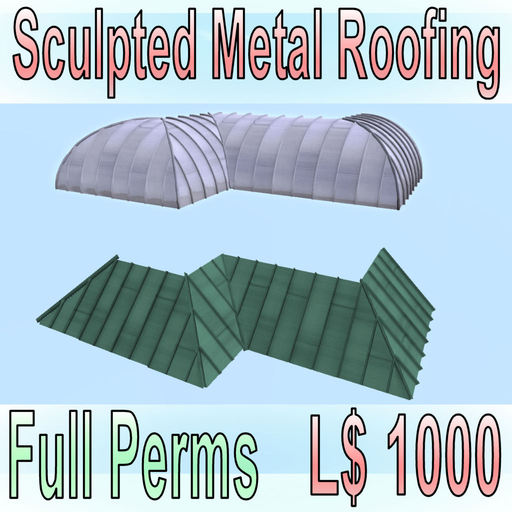 Full Perms Sculpted Metal Roofing