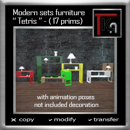 TKA-MODERN SETS FURNITURE "TETRIS"