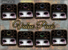 =^.^= Curious Kitties - Vampire Child Eyes - Value Pack