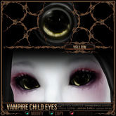 =^.^= Curious Kitties - Vampire Child Eyes - Yellow