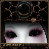 =^.^= Curious Kitties - Vampire Child Eyes - Brown