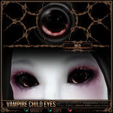 =^.^= Curious Kitties - Vampire Child Eyes - Red