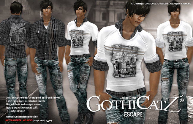 >>GothiCatz<< Escape (male)