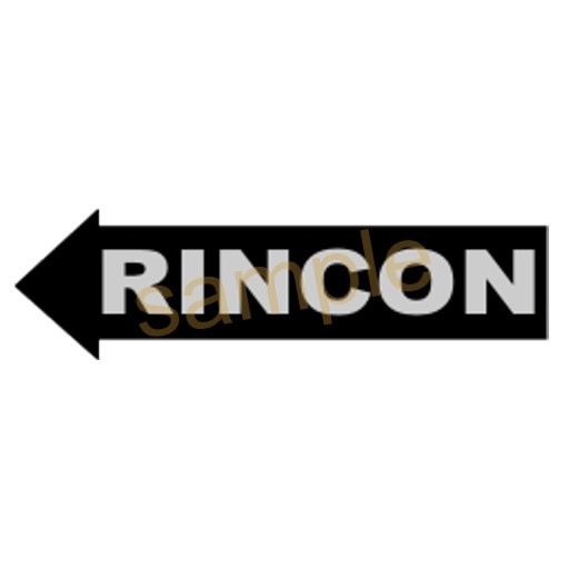 RINCON ARROW SIGN queen of the coast, mod / copy great gift