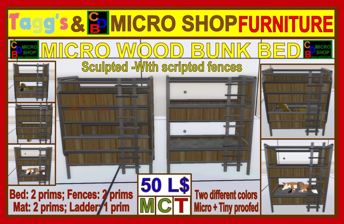 CDB Wood Bunk Bed Micro