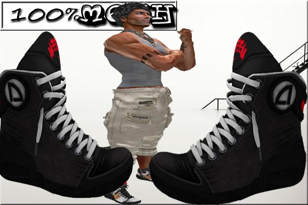 Tween Designs !!!.......HighTop sneaker black