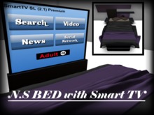 N.S Bed with Smart TV
