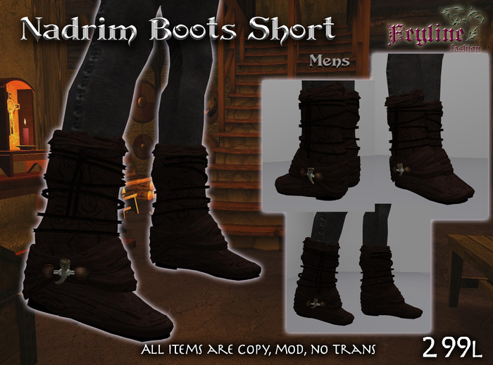 *FF* Nadrim Boots Short - Mens