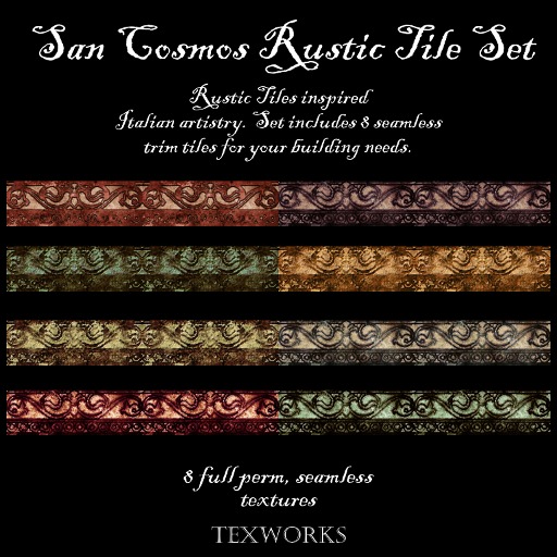 MD San Cosmos Seamless Rustic Trims (Boxed)