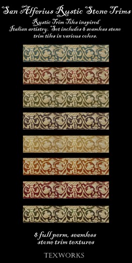 MD San Alferius Rustic Stone Trims (Boxed)