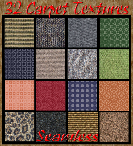 #32 CARPET TEXTURES SEAMLESS