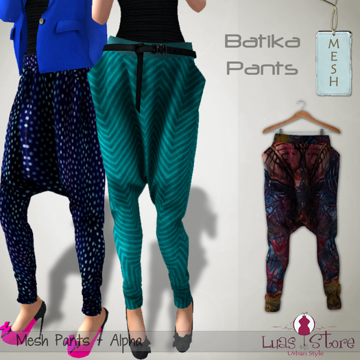 Luas Urban Style - Batika Pants Ethnic - Mesh