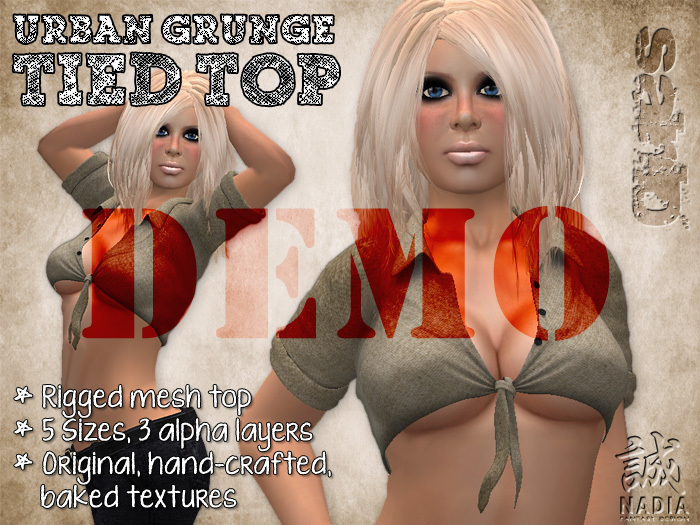 ~Nadia~ Tied Top DEMO