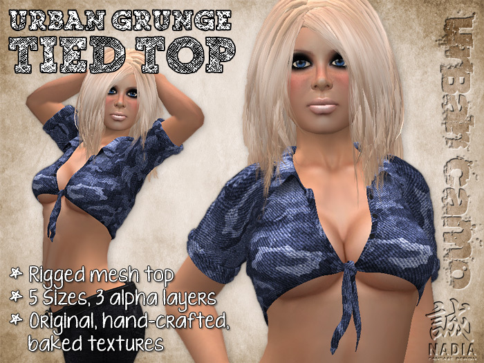~Nadia~ Tied Top DEMO