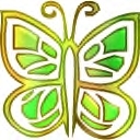 SSS Poofer lime butterfly, wear, type /555 poof