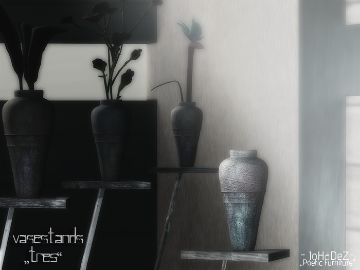 -JoHaDeZ- vase stands "Tres" Set