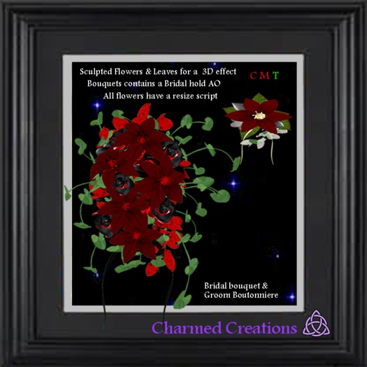 Second Life Marketplace * Amore lily Gothic Set 2 Wedding Flower