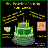 St. Patrick's day FUN Cake