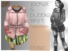 !gO! jacket and bubble skirt -rosa-