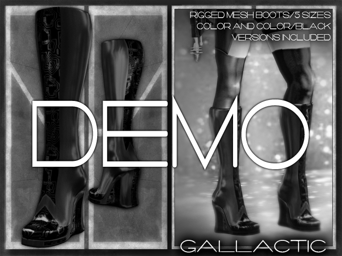 GALLACTIC: Circuit Knee Boots - 