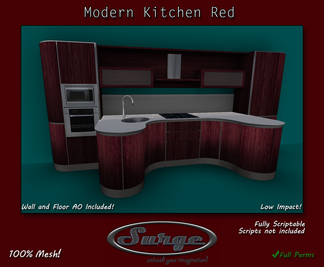 (Surge) Modern Kitchen Blue