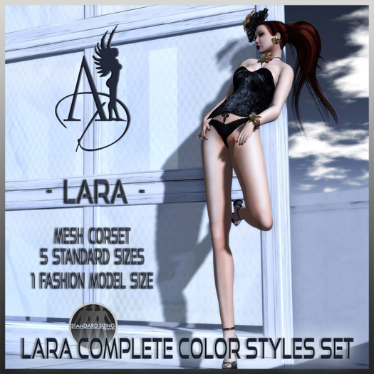 AD-Lara-mesh corset-complete set