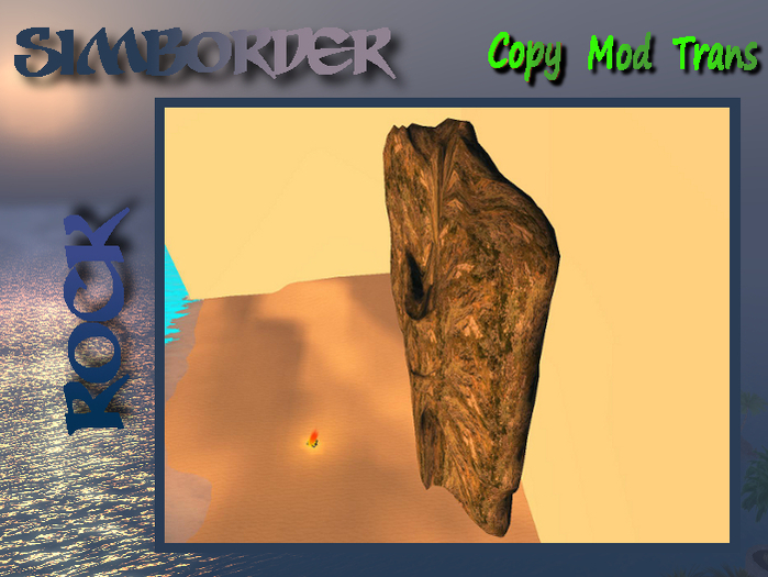 Sculpted SimBorder Wall  FULLPERM #2