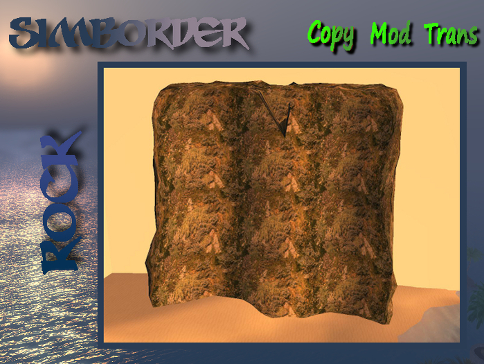 Sculpted SimBorder Wall  FULLPERM #7