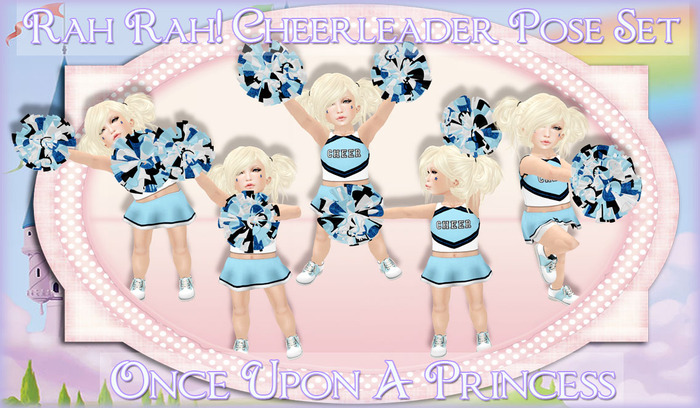 :. Once Upon A Princess .: Rah Rah! Cheerleader Pose Set