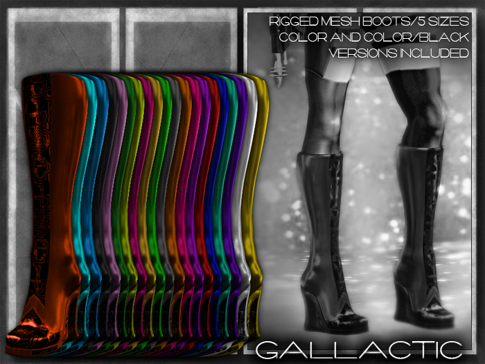 GALLACTIC: Circuit Knee Boots -
