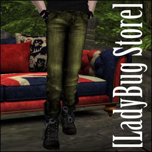 [LadyBug Store] Skinny Jeans Yellow