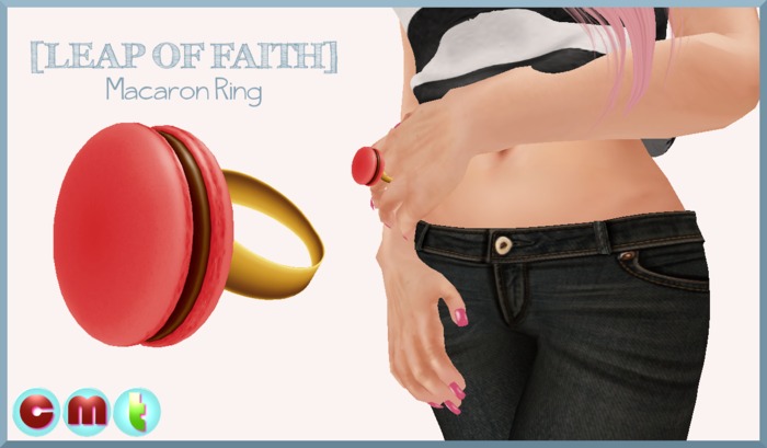[LEAP of FAITH] Macaron Ring - Cherry