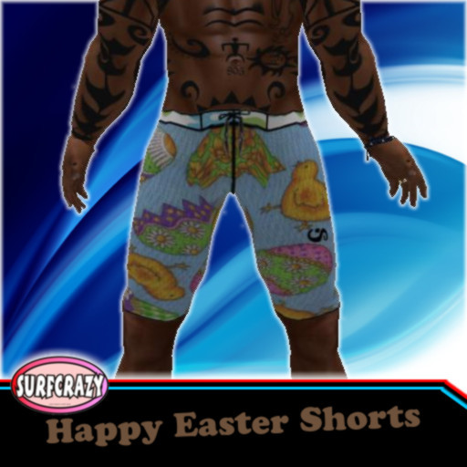 Happy Easter Eggs Chicks Boardshorts, mod/trans :) great gift