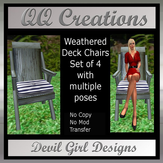 Weathered Collection - Deck Chairs
