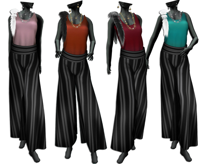 ((Crystal Line))Jumpsuit-SET(FATPACK-A)