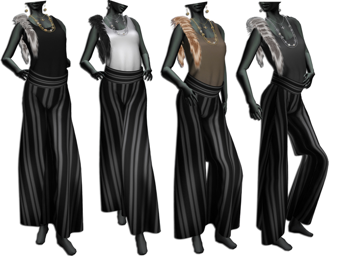 ((Crystal Line))Jumpsuit-SET(FATPACK-B)
