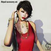 ((Crystal Line))Royal Accessory set-GOLD(wear)
