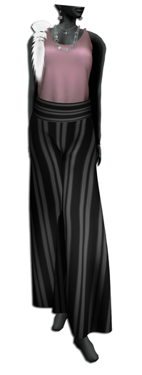 ((Crystal Line))Jumpsuit(Pink)-SET