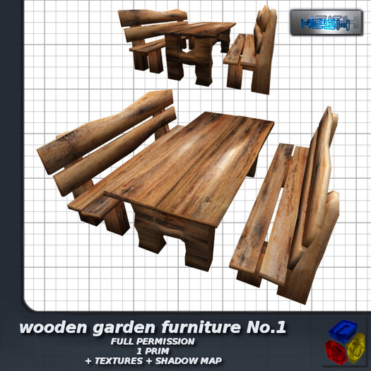 -LEO- wooden garden furniture No.1 [MESH]