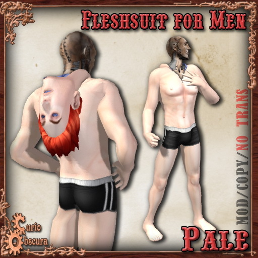 Curio Obscura - Fleshsuit for Men Pale v1.0