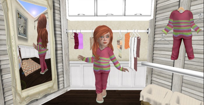 Rayne Drops -Lainey - Pastel stripes outfit