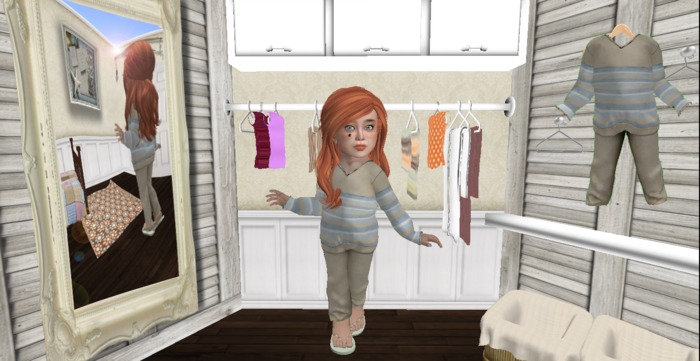 Rayne Drops -Lainey - Pastel stripes outfit
