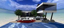 Beach House Modern 1 w/extension ~ 127 prim 37x42 BOXED