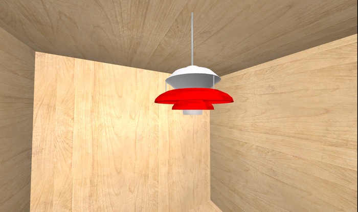 *WS* Henningsen Lamp (Red)