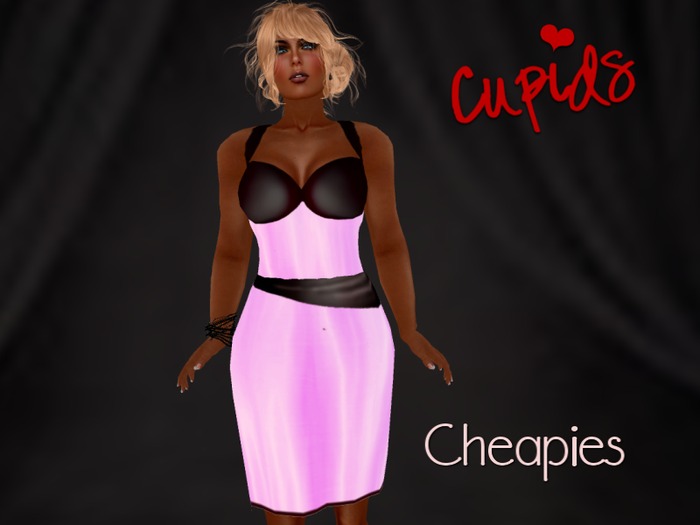 Lavender Satin Cocktail Dress