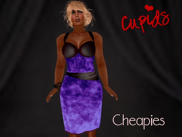 Purple Velvet Cocktail Dress