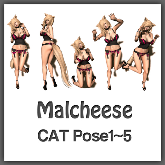 [Malcheese]CatPose1~5 