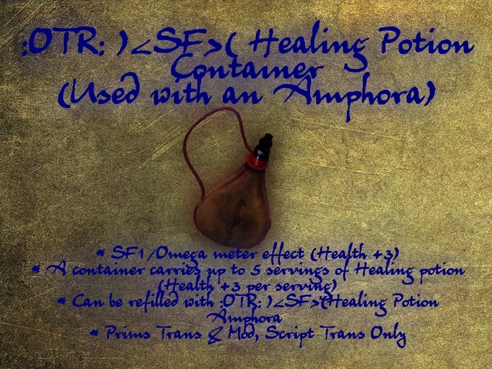 :OTR: )<SF>( Healing Potion Container (Trans)