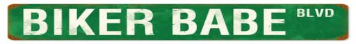 Biker Babe Blvd Sign