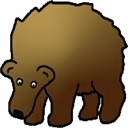 SSS Poofer Big brown bear, wear, type /555 poof